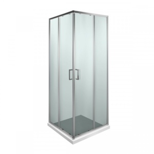 ATLAS CONCEPT 80X80 TUŠ KABINA VISINE 195 PROVIDNO KALJENO STAKLO 6mm HROM RAM – CONCEPT